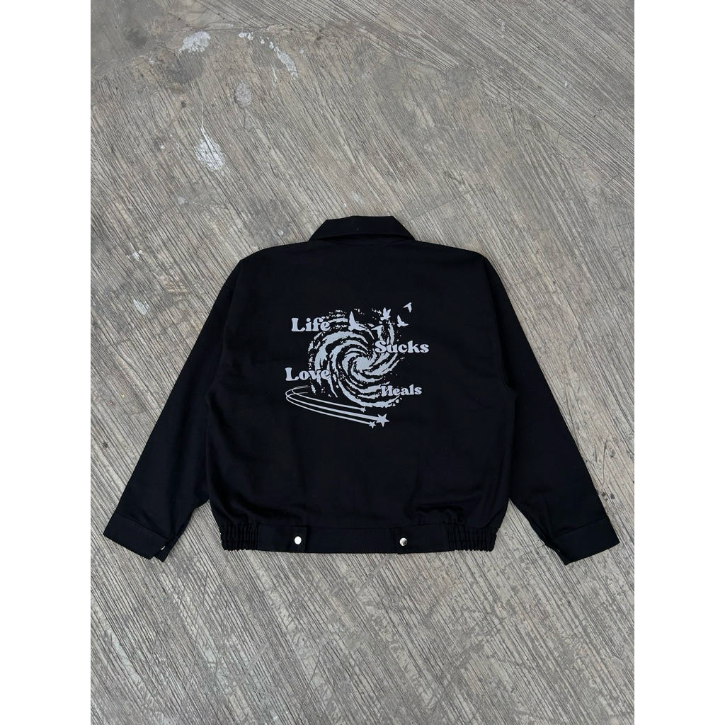 Boxy Work Jacket Reflektif| Jaket boxy Pria & wanita Insomnia Vibes