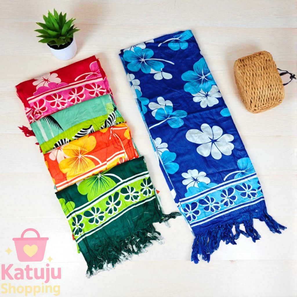 Sarung Kamen Bali – Kain Pantai Wanita / Pria Motif Random – Kain Serbaguna