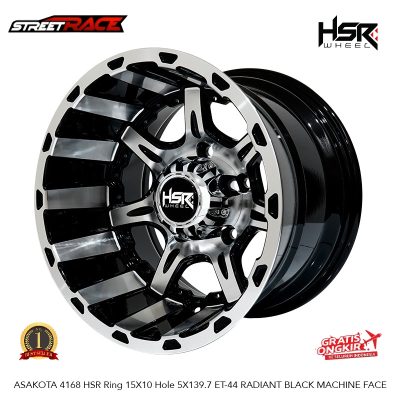 JUAL VELG MOBIL HSR ASAKOTA RING 15 LEBAR 10 BUAT TAFT KATANA VITARA