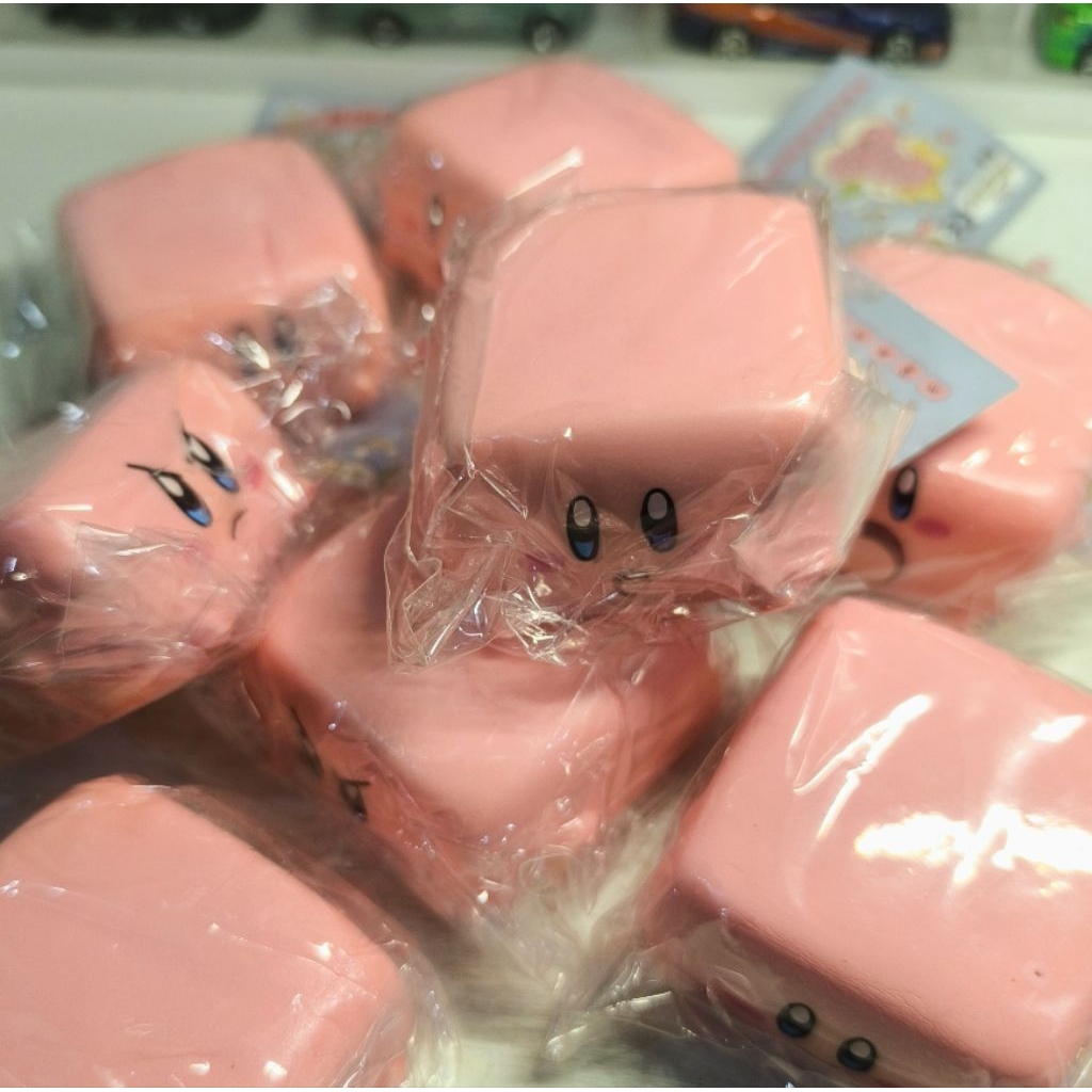 Squishy Kirby Tofu Persegi SUPER SOFT AND SLOW