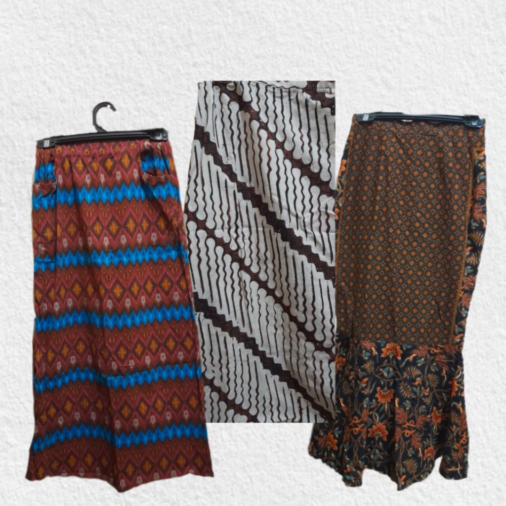 Jarik / Bawahan Kebaya Wisuda / Rok batik instan (PRELOVED)