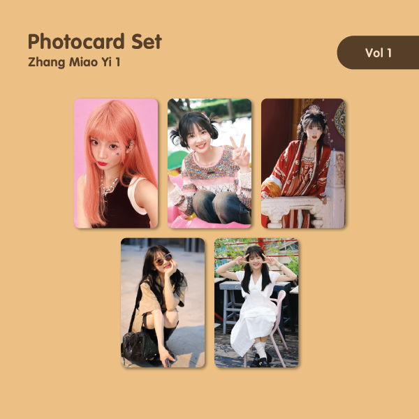 Zhang Miao Yi 1 Fanmade Photocard SET