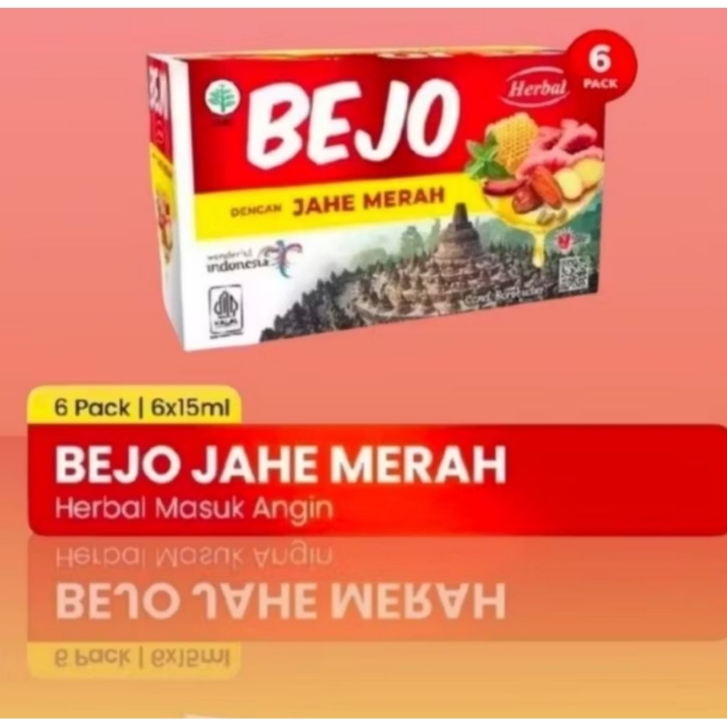 bejo jahe merah 6s x 15ml
