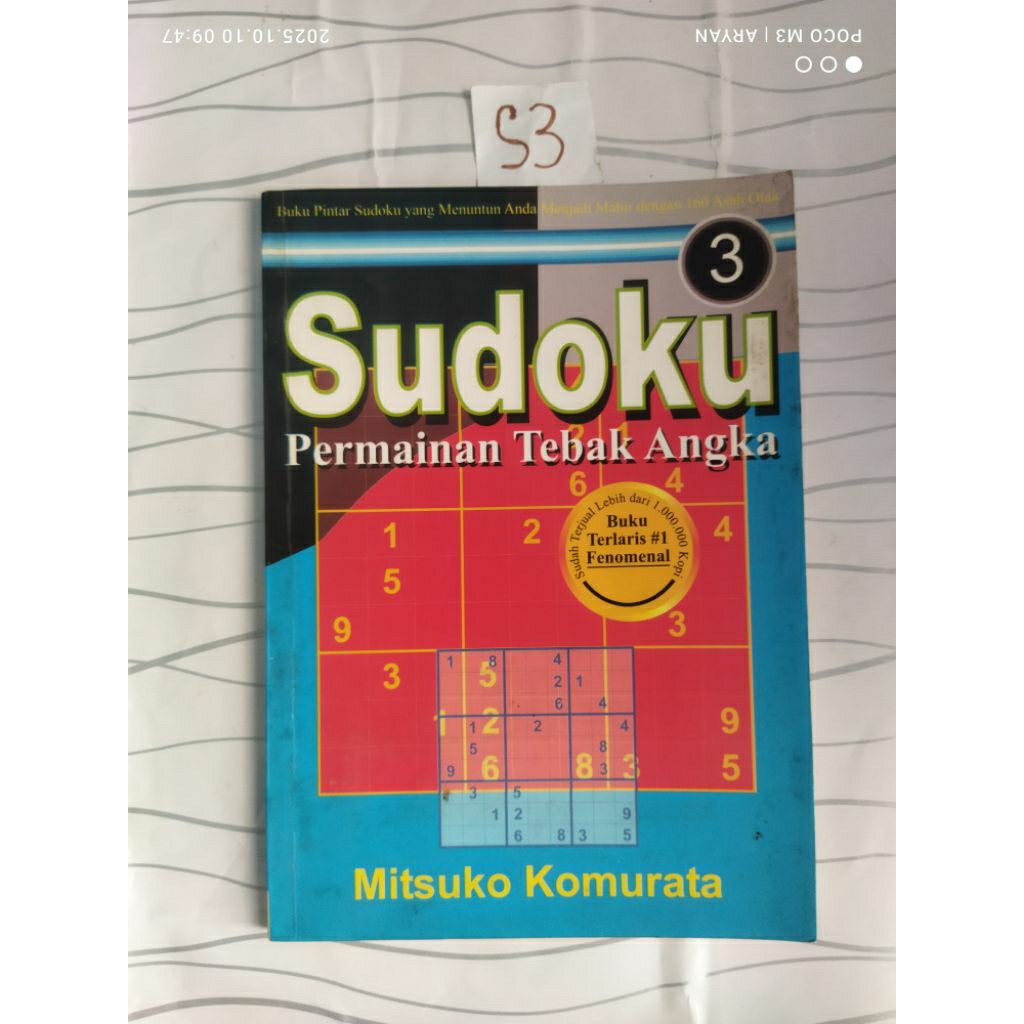 SUDOKU PERMAINAN TEBAK ANGKA - MITSUKO KOMURATA