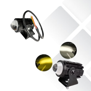 Lampu MIni Driving LED 2 Warna Lampu Mini Driving LED 2D Lampu Mini Driving Putih Kuning Universal