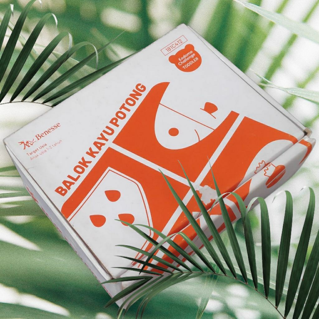 Mainan Edukasi Shimajiro Balok Kayu Potong Benesse