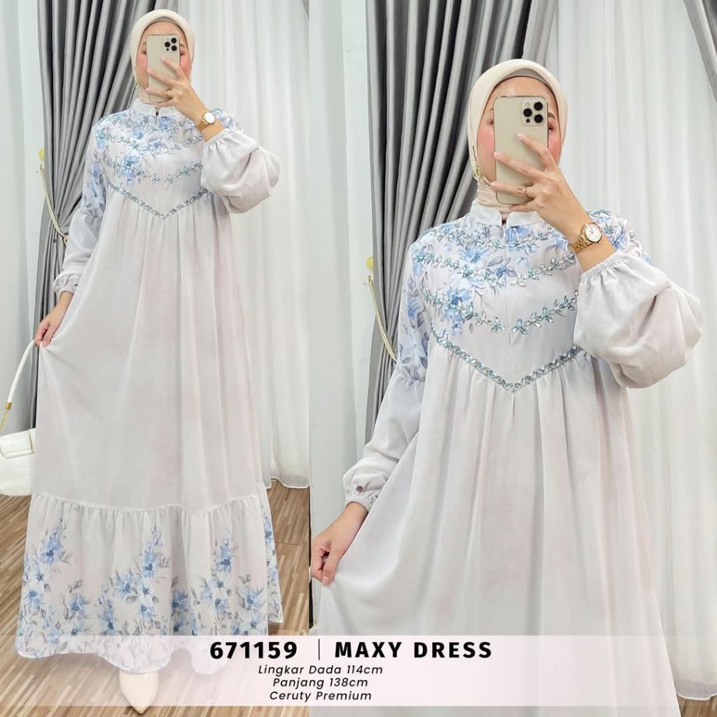 Liora Dress Terbaru Payet elegant