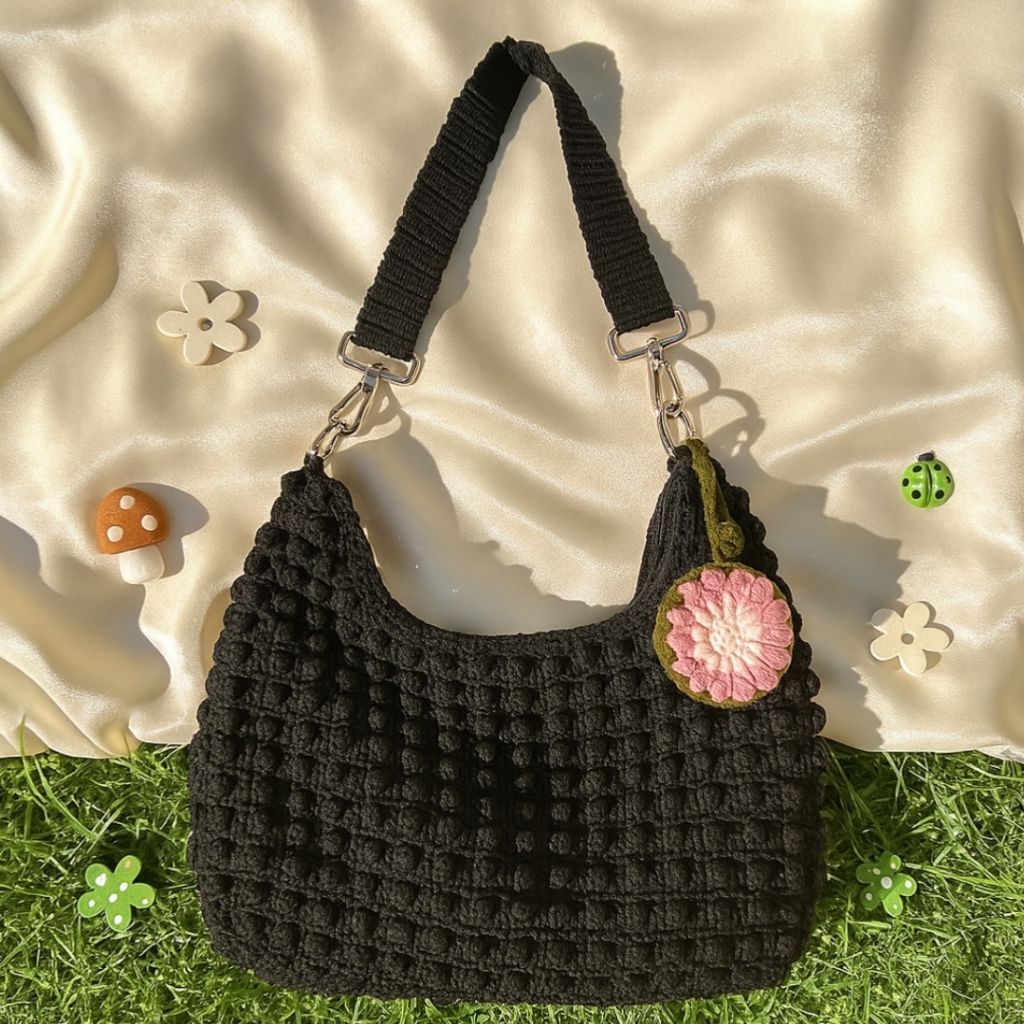 Totebag Rajut Handmade | Totebag stylish | Tas rajut