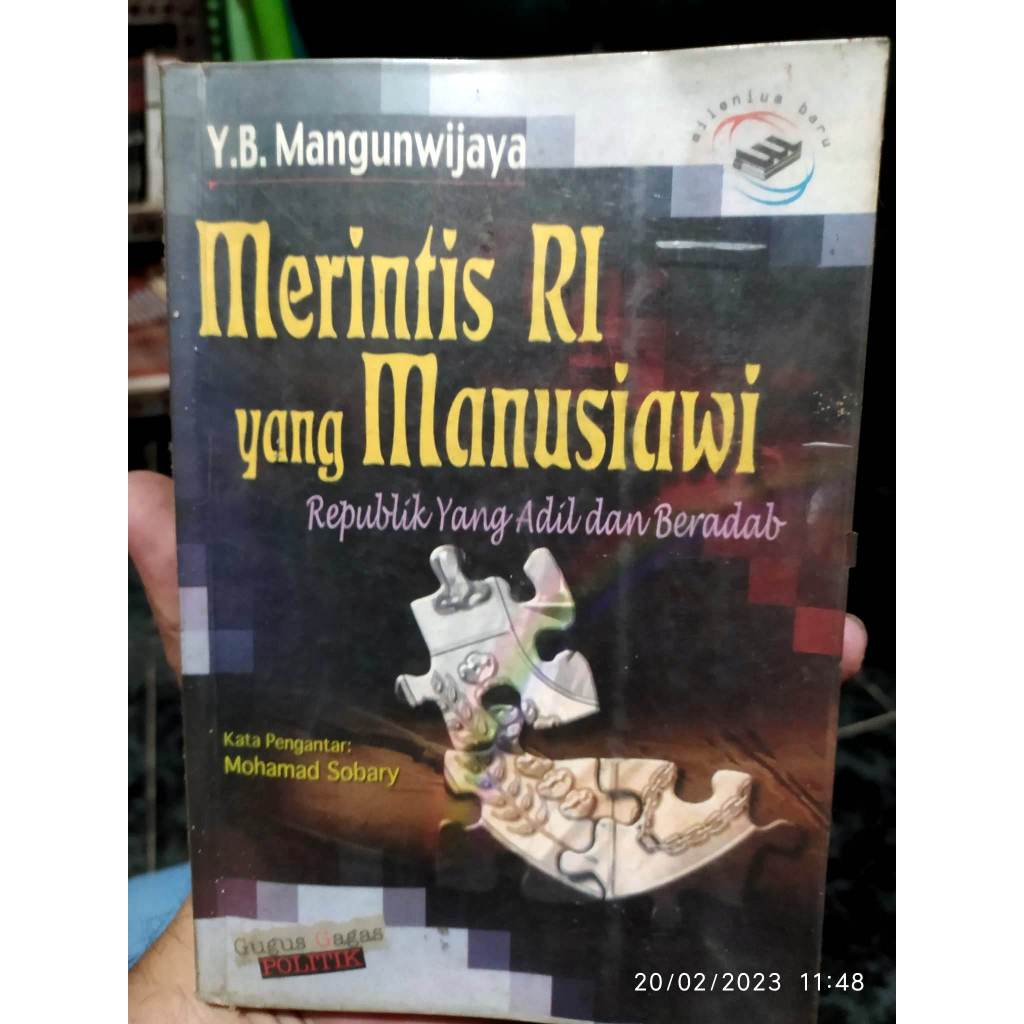 YB. Mangunwijaya - Merintis RI yang manusiawi