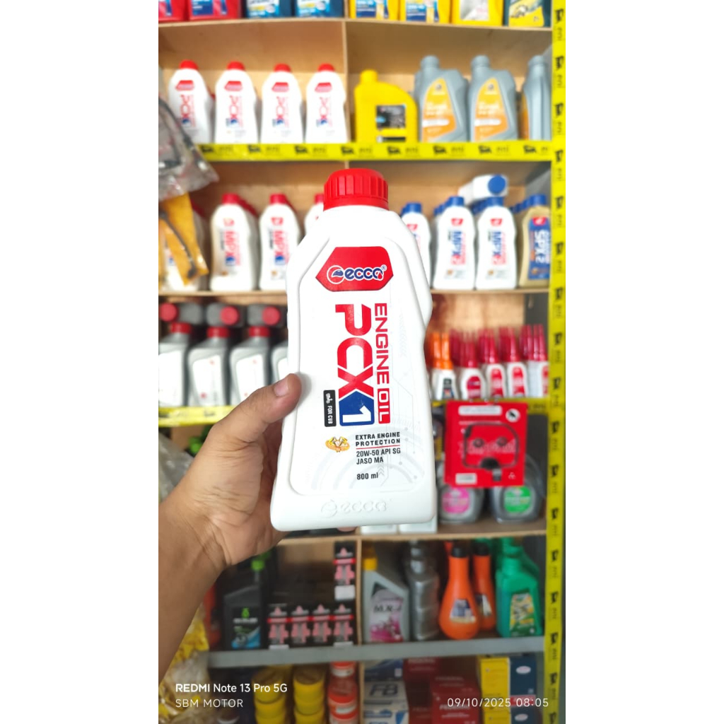 Oli PCX 1 Ecco 800ml JASO MB API SG SAE 20W50 oli untuk motor bebek Original Oli ECCO Murah