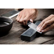 Batu Asah pisau/ batu asah golok / batu asah penajam / batu asah merek rhino / Pengasah Pisau Serba 