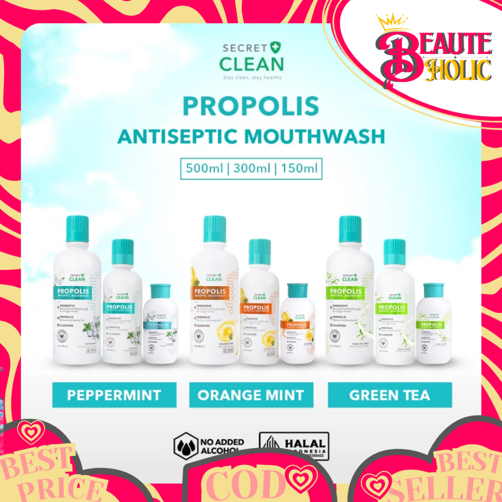 Secret Clean Propolis Antiseptic Mouthwash