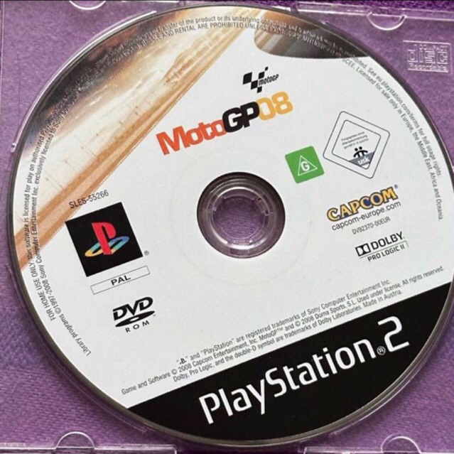 kaset ps2 original pal motogp 08