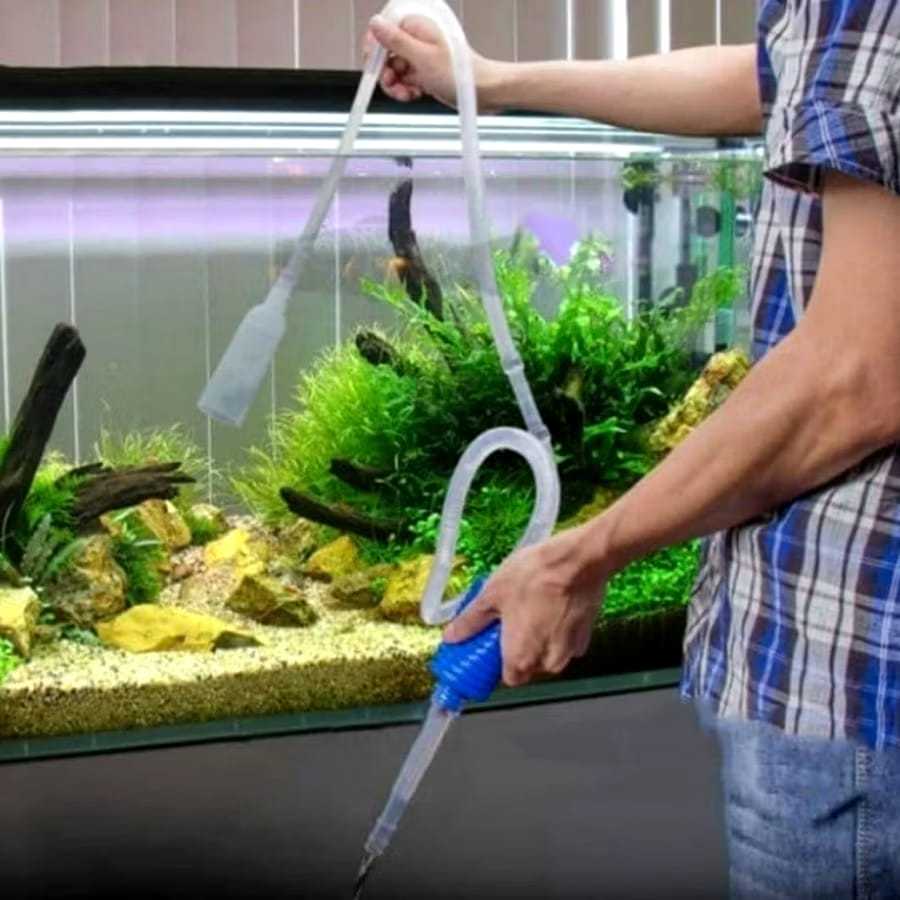 Cleaner Pump Aquarium Alat Penguras Sedot Kuras Air Kolam Ikan