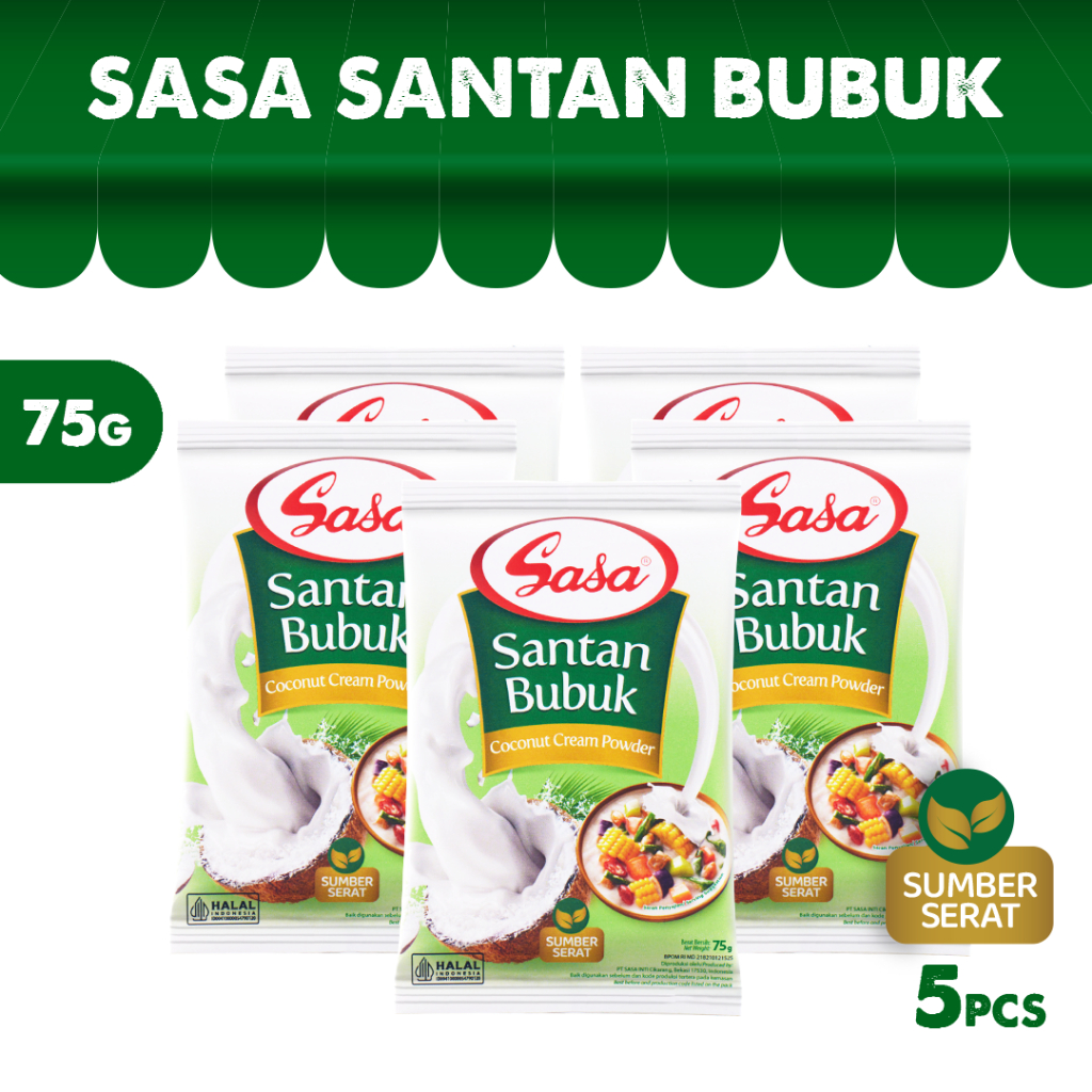 SASA Santan Bubuk 75gr - 5pcs