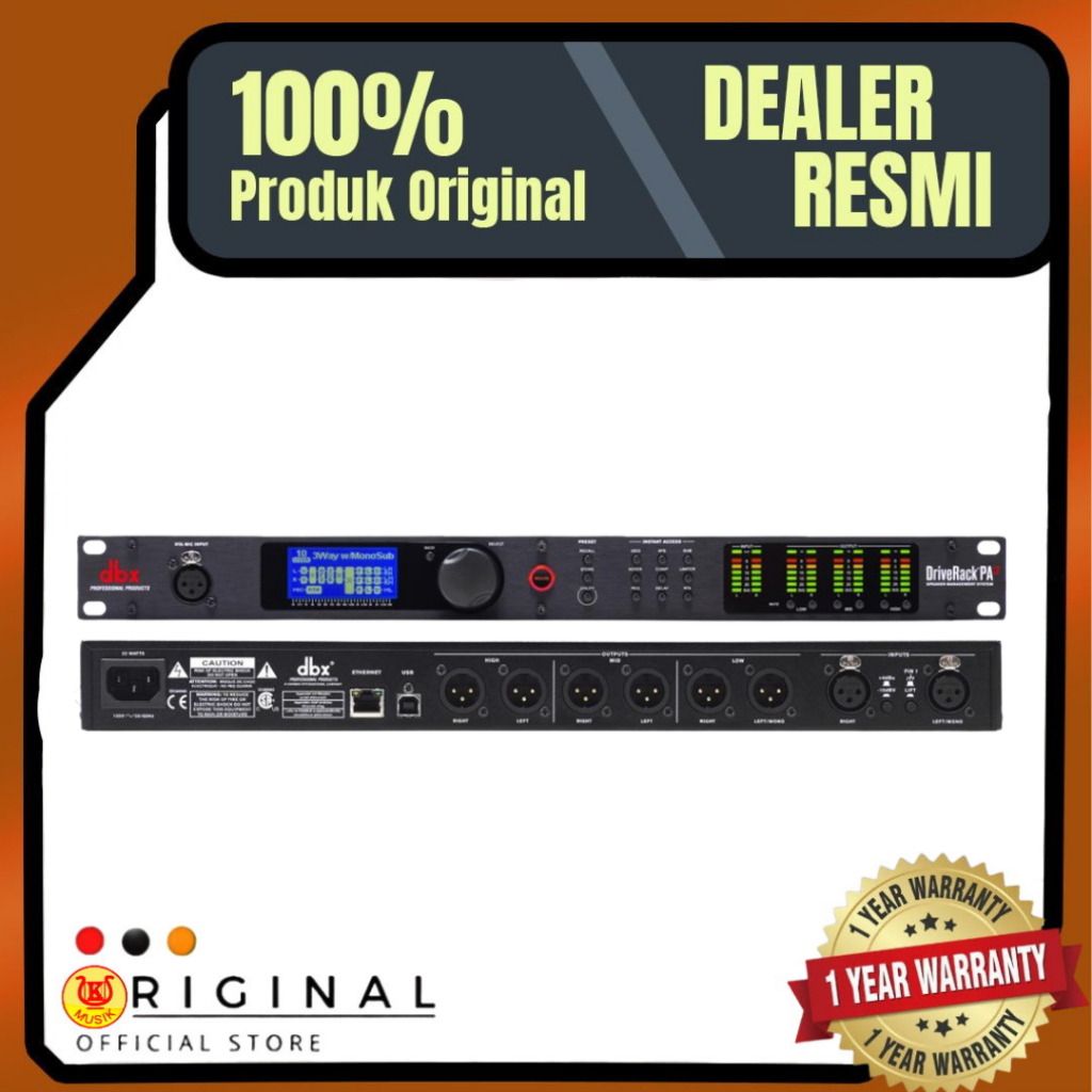 DBX PA2 / DriveRack PA2 Complete Loudspeaker Management System / Driverack System