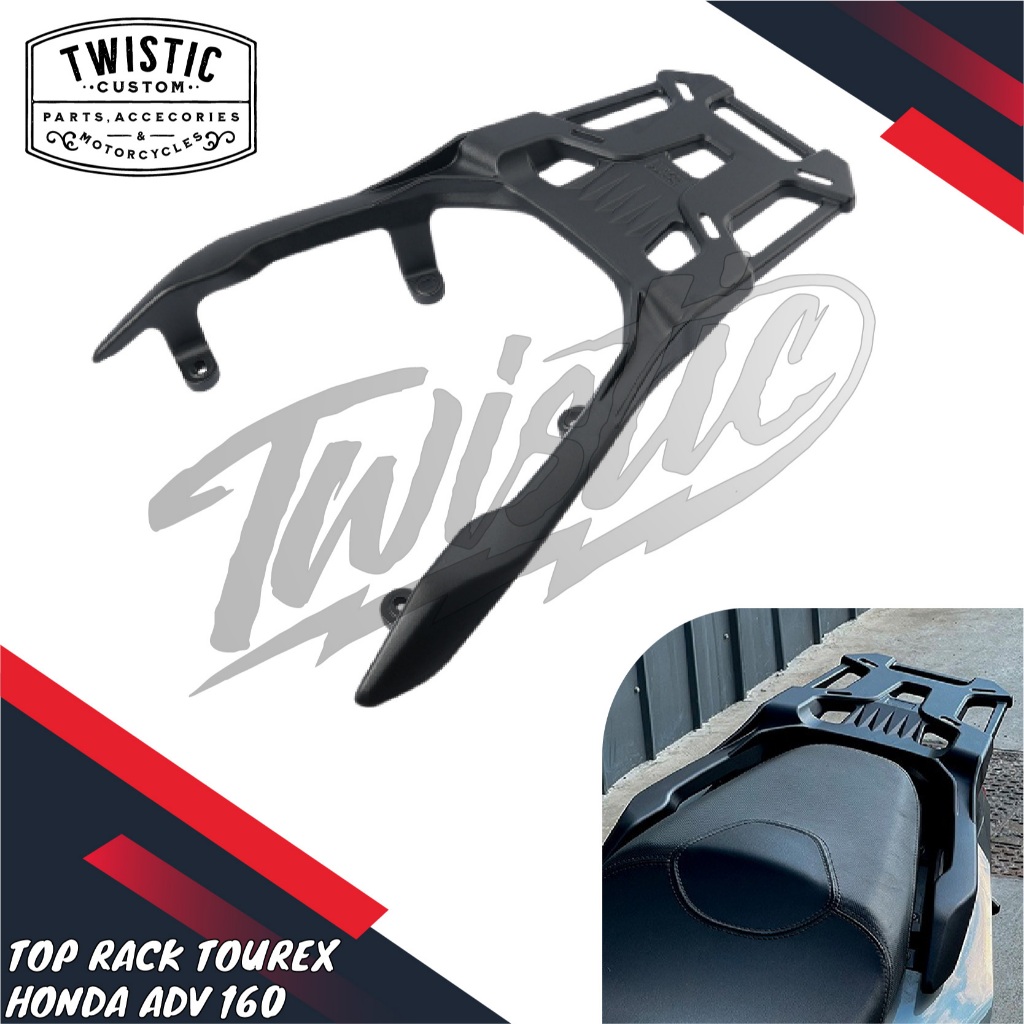 Bracket Dudukan Top Box Top Rack Behel Tas Pannier Tourex Motor Honda ADV 160