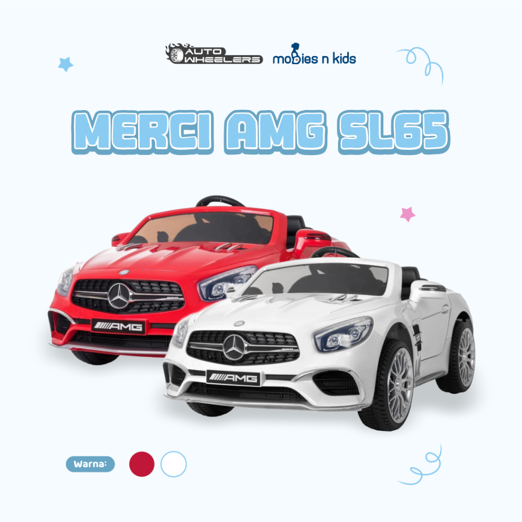 Mobies n Kids - Autowheelers Merci AMG SL65 | Mobil Remote Control Anak | Mobil Aki Anak