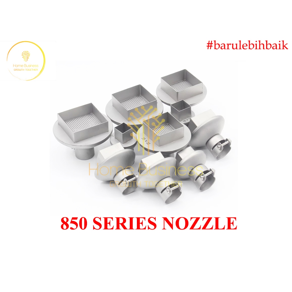 Nozzle Nozle Corong Mata Blower 850 858 852D Kotak Set Mata Solder Uap Hot Air Rework SMD BGA