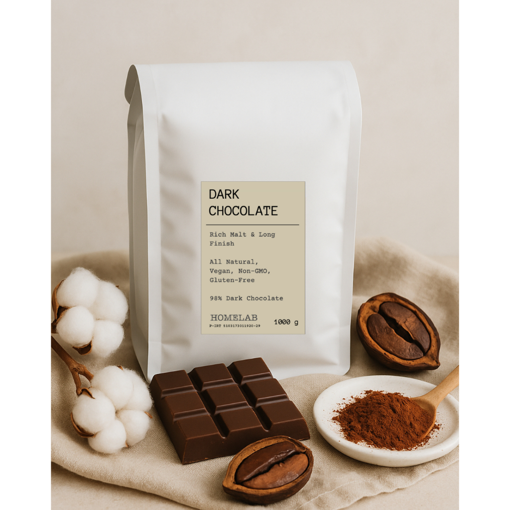 98% Dark Chocolate / Bubuk Coklat Murni Asli Tanpa Gula 1 Kg