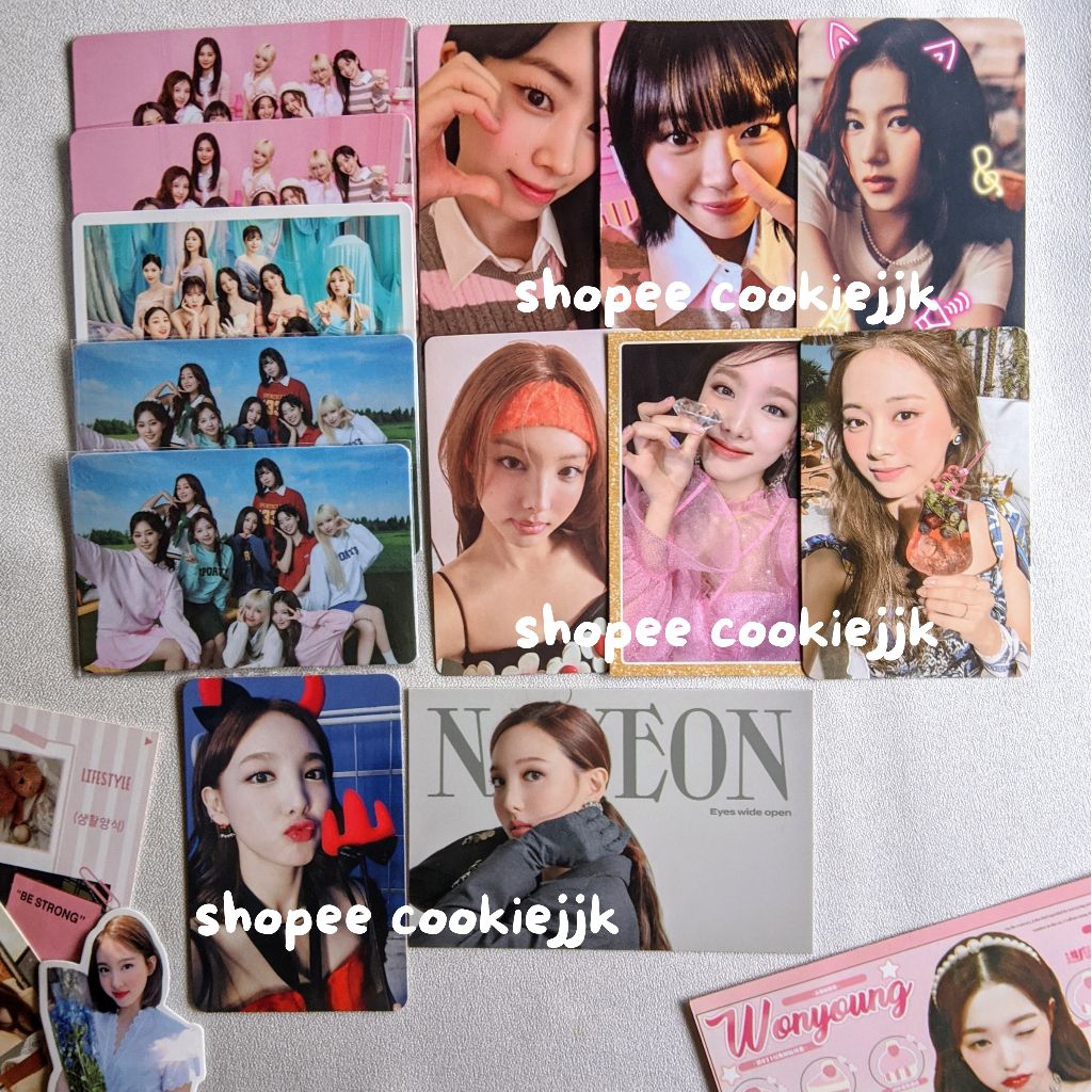 ready take all only photocard official twice nayeon devil