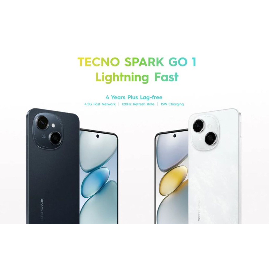 HP TECNO SPARK GO 1 RAM 4/64GB 4/128GB RESMI