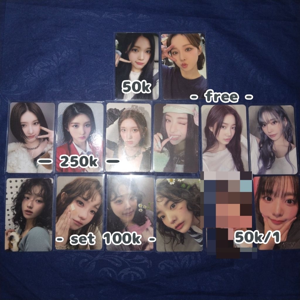 [BACA DESKRIPSI] Cleareance sell PC OFFICIAL AESPA H2H IVE LE SSERAFIM QWER