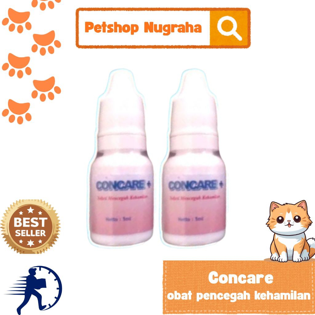 CONCARE OBAT KB KUCING/ANJING NETTO 5ML
