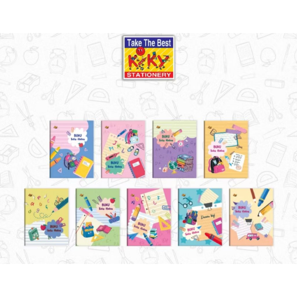 Buku Tulis Halus Kasar KIKY 38 Lembar - 1 pack isi 10 Buku