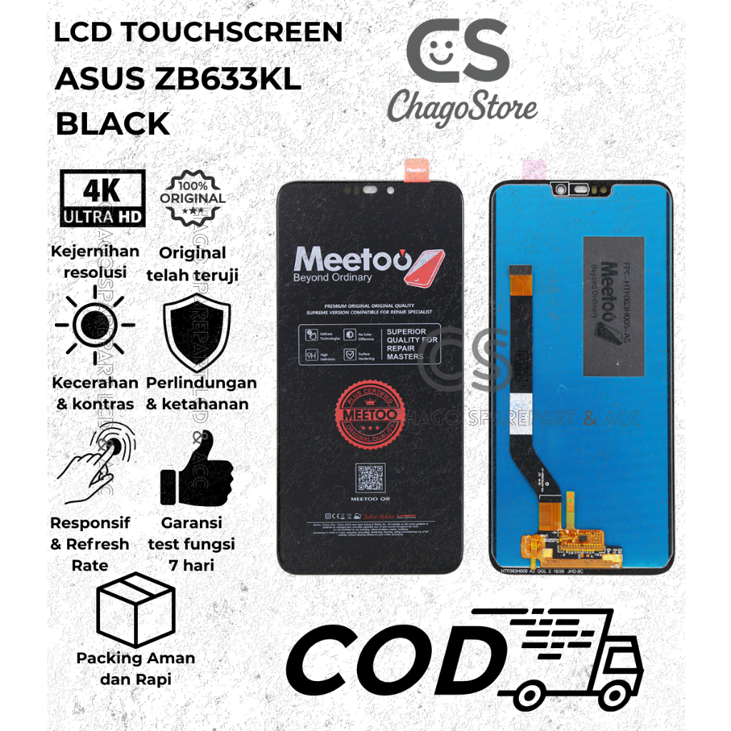 LCD TOUCHSCREEN ASUS ZENFONE MAX M2 /  ZB633KL  / X01AD FULLSET