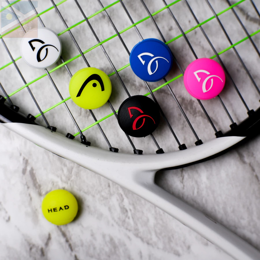 Raga Sports Peredam Raket Tenis Dunlop Head Babolat Vibration Dampener Tennis Peredam Getaran Raket 