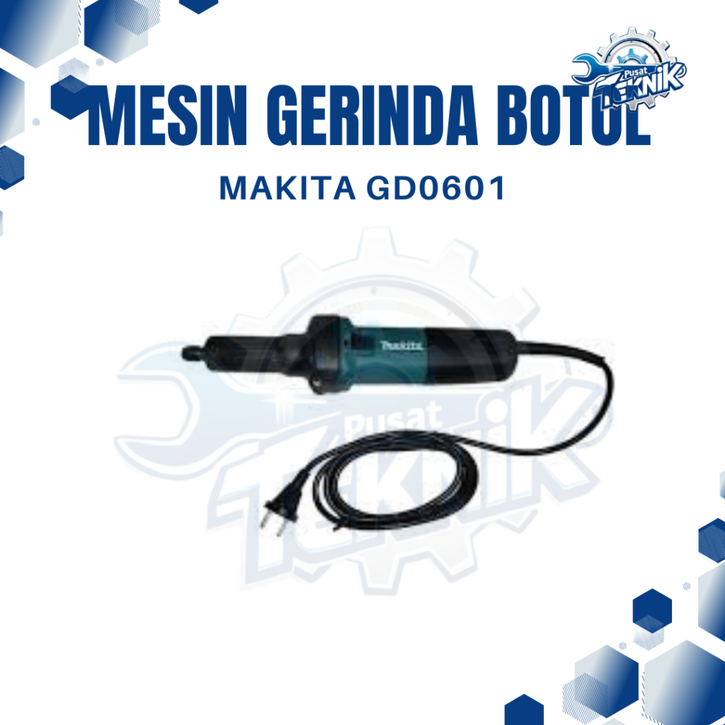 MAKITA GD 0601 Die Grinder 6 mm - Mesin Gerinda Tangan Botol Bor Mini Tuner GD0601