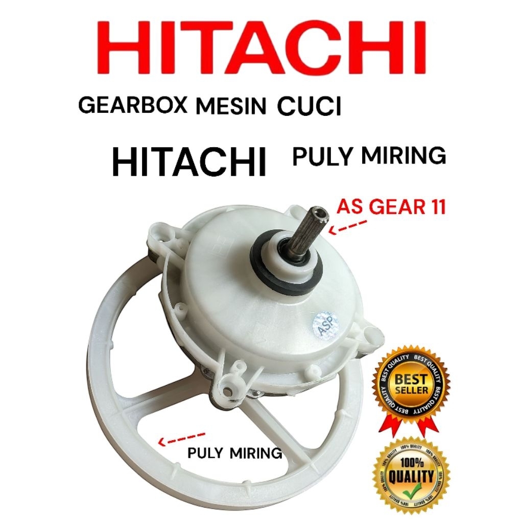 GEARBOX MESIN CUCI HITACHI 2 TABUNG