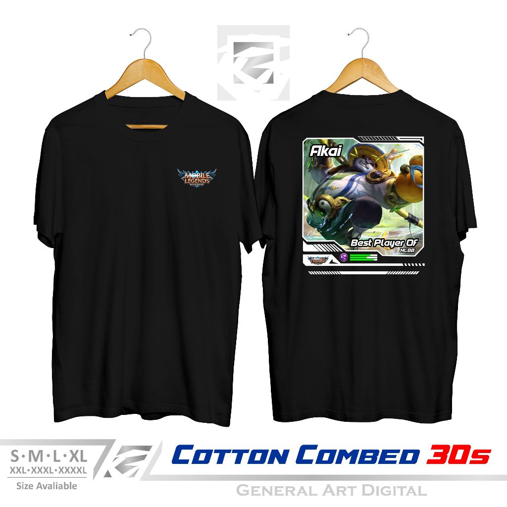 Kaos Distro MLBB Akai T-shirt game MOBILE LEGEND Skin Akai