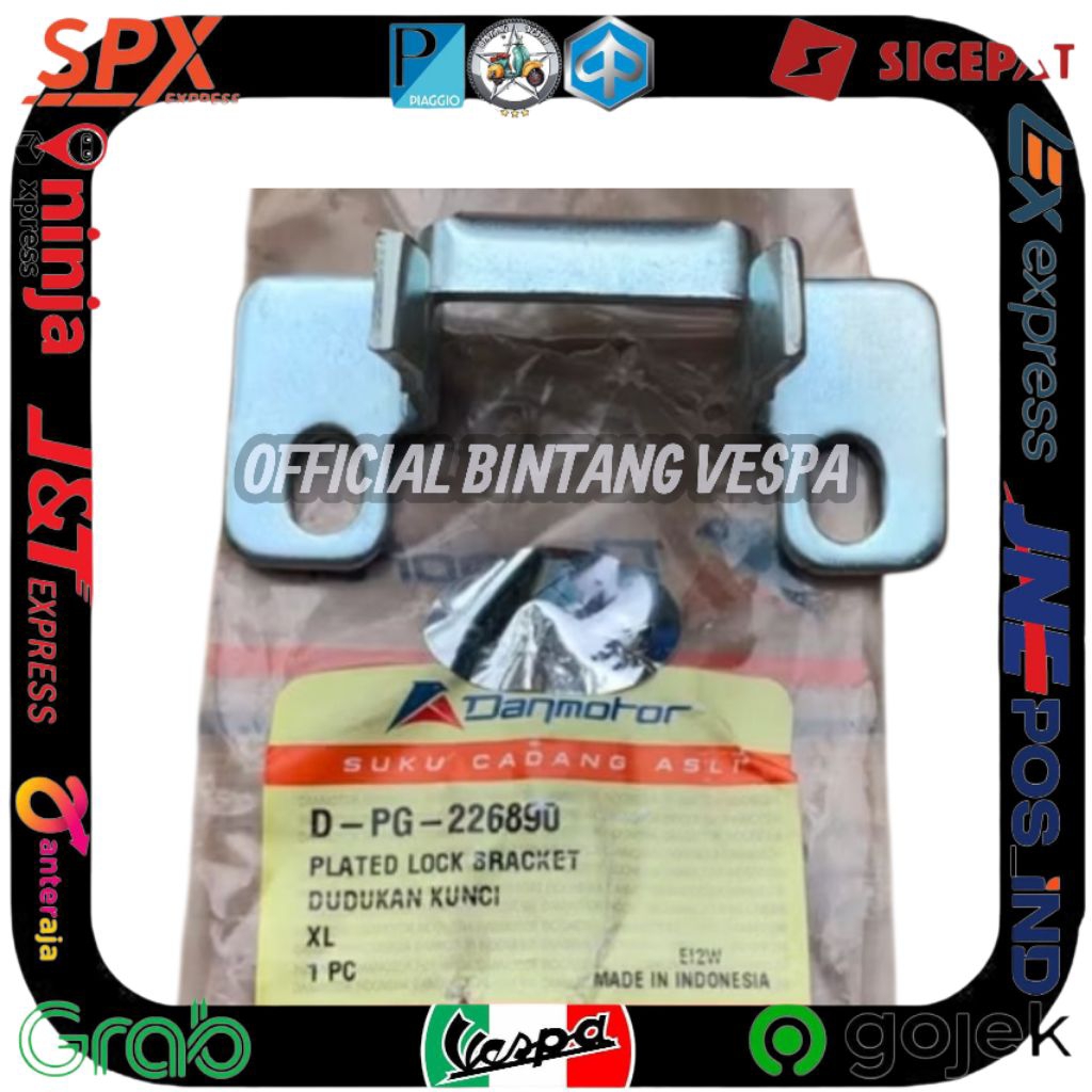 Dudukan apolo jok vespa excel Gawang jok vespa excel original danmotor