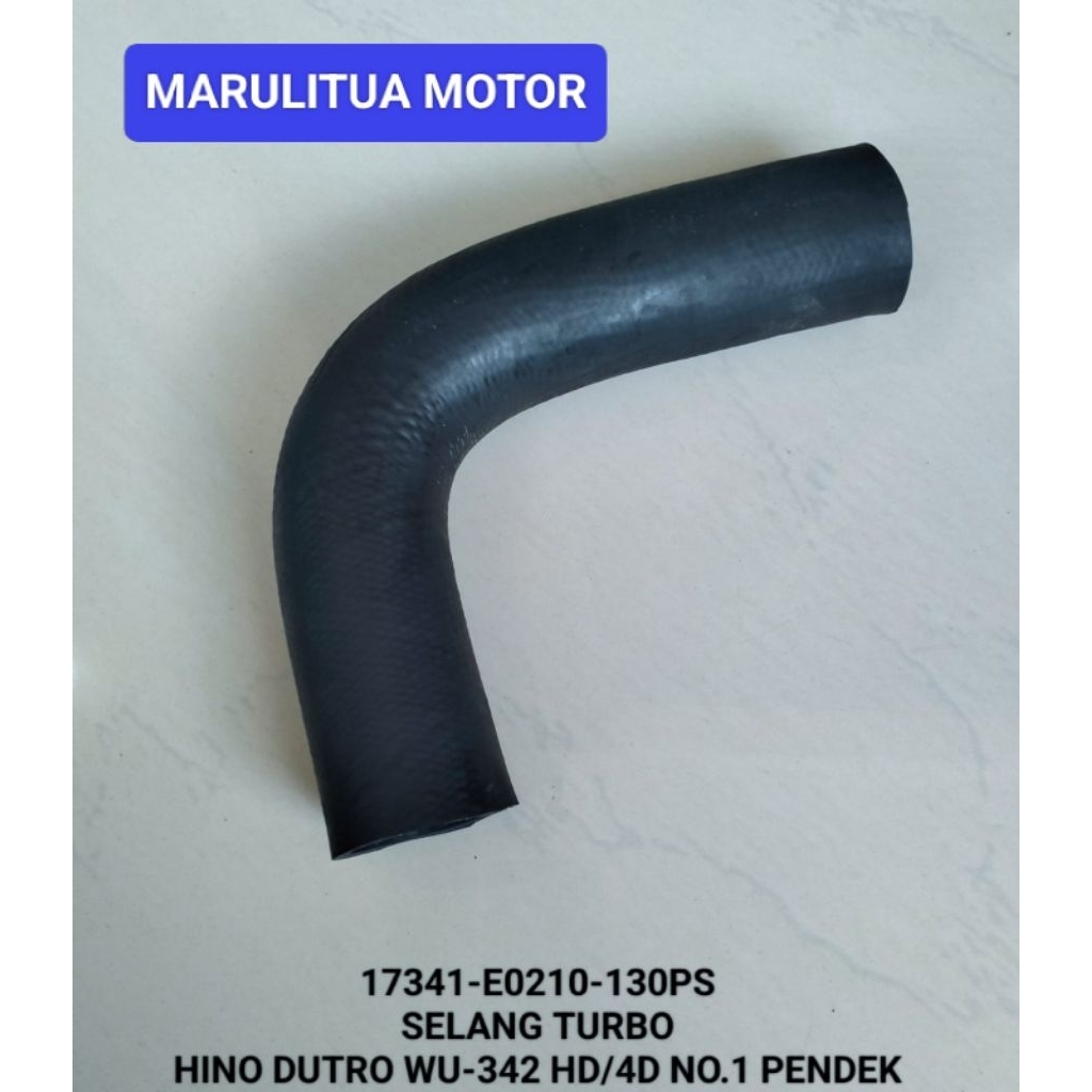 SELANG TURBO AIR HOSE UNTUK MOBIL HINO DUTRO WU-342 HD/4D NO.1 PENDEK (ID.45MM OD.56MM)(PANJANG 26CM