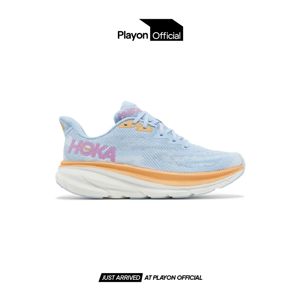 Sepatu Hoka Clifton 9 Airy Blue Ice Original BNIB