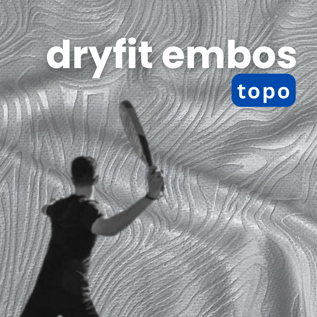 Kain Jersey Dryfit Embos Topo Milano 72" 180 - 190 GSM Jersey Dryfit Embos 1 ROLL  Perdana Textile