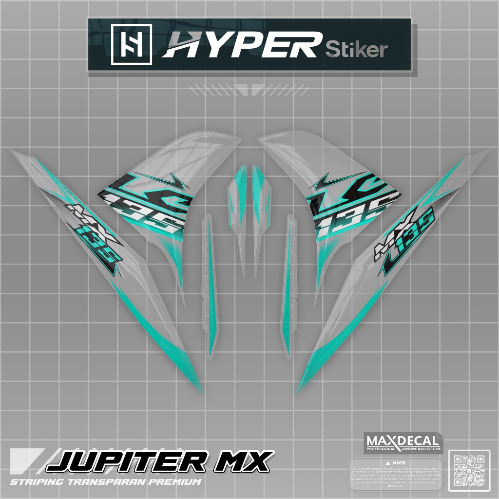 STRIPING TRANSPARAN JUPITER MX 135 NEW/STIKER MX 135/STRIPING MX NEW 135 TRANSPARAN