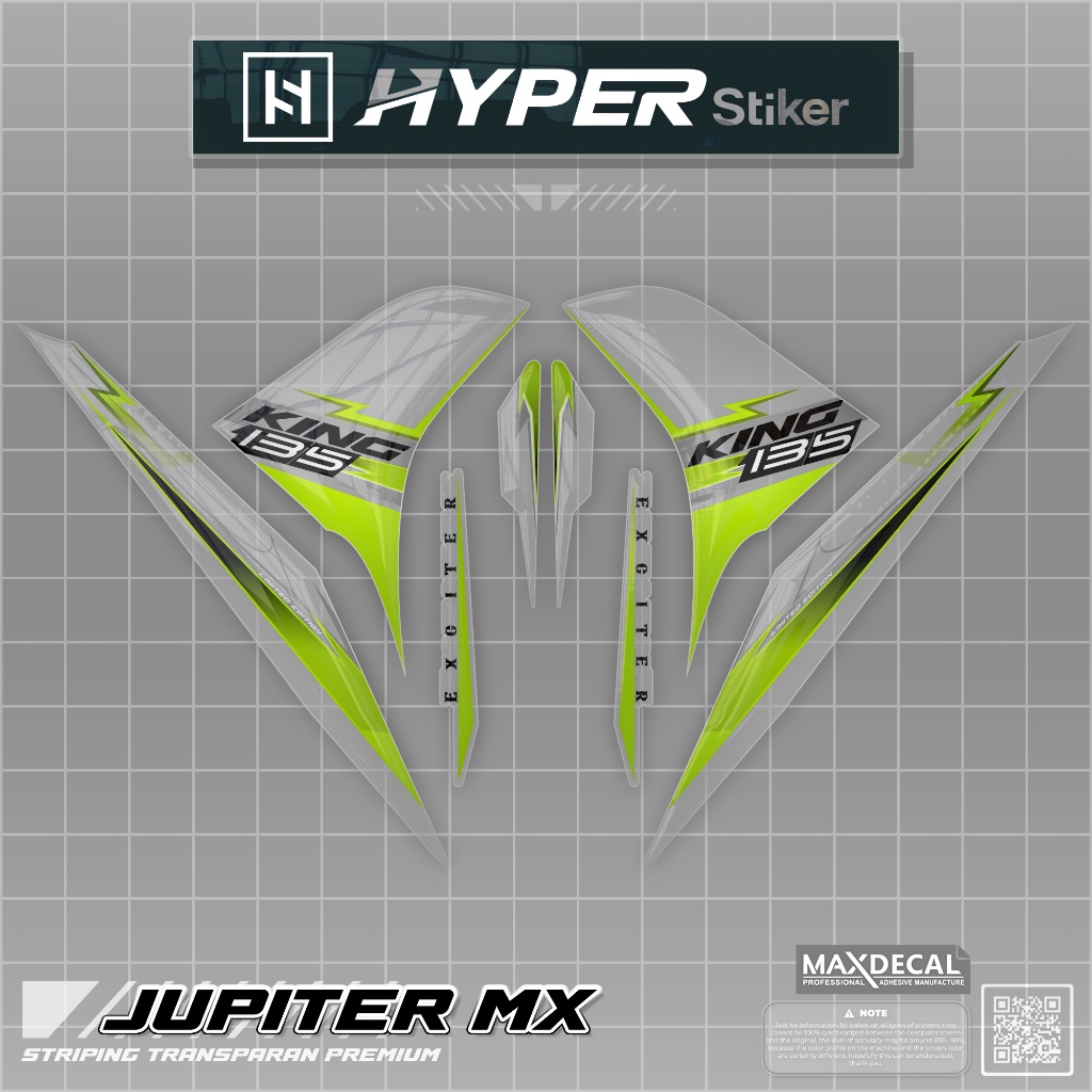 STRIPING JUPITER MX NEW 135/STIKER TRANSPARAN MX 135/STRIPING MX 135 NEW KEREN