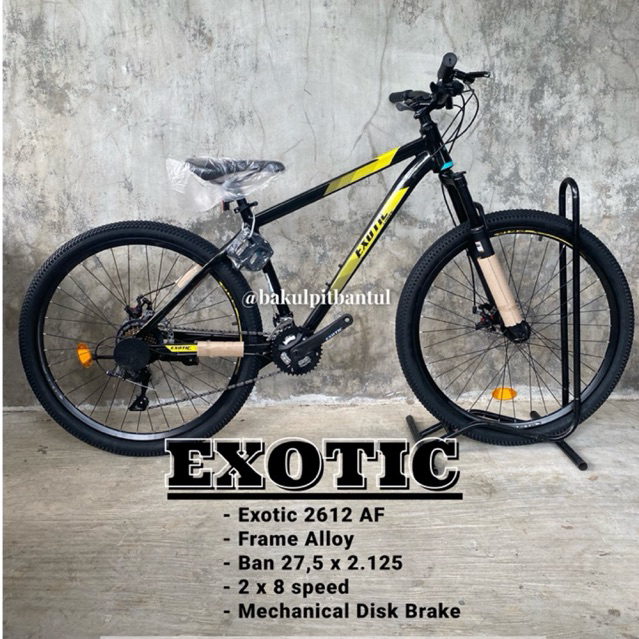 Sepeda Anak cowok dewasa Gunung MTB ring 27,5 Exotix 2612 AF | Sepeda Gunung Exotic | Sepeda MTB exo