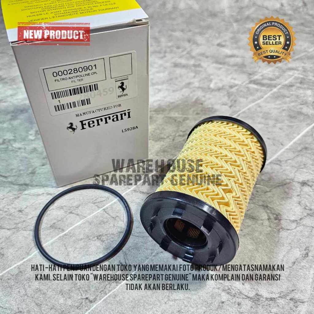000280901 FILTER OLI FERRARI CALIFORNIA F458 3.8T OIL FILTER FERRARI