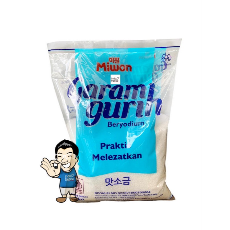 Miwon Garam Gurih Berodium- Yodium Salt 1 kg