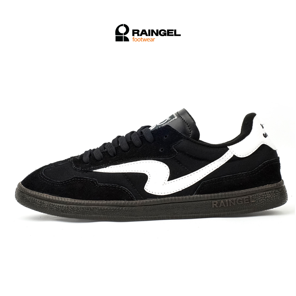 RAINGEL - Sepatu Lokal - FORT - BLACK WHITE