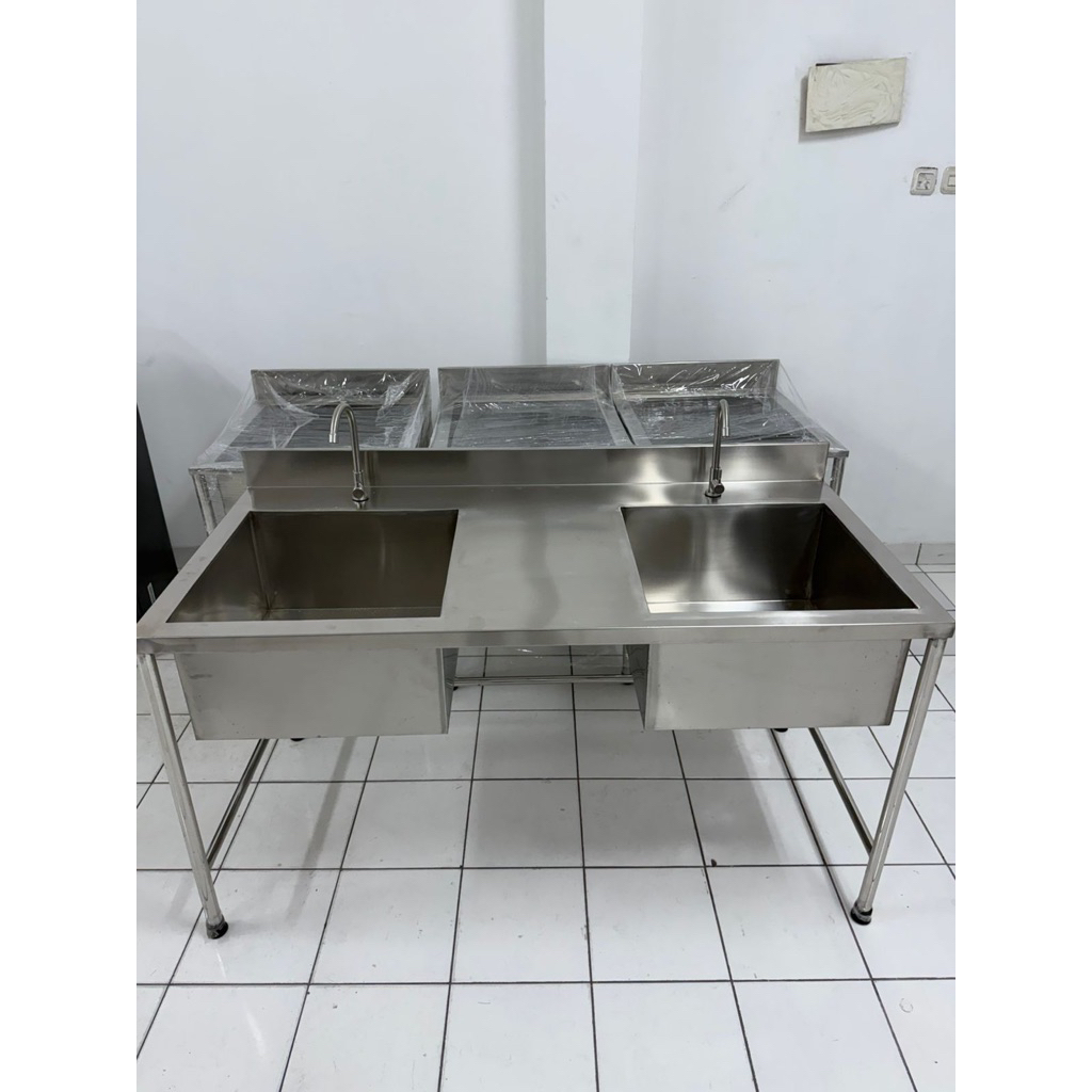 Triple Sink, Double Sink, Single Sink, Sink 2 Bowl - Chat admin sebelum order