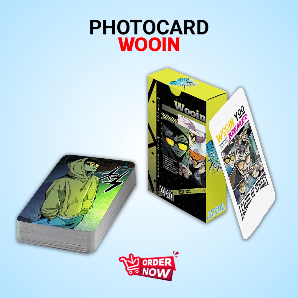 PHOTOCARD SET WOOIN MANHWA WINDBREAKER PREMIUM 1 PACK LIMITED EDITION