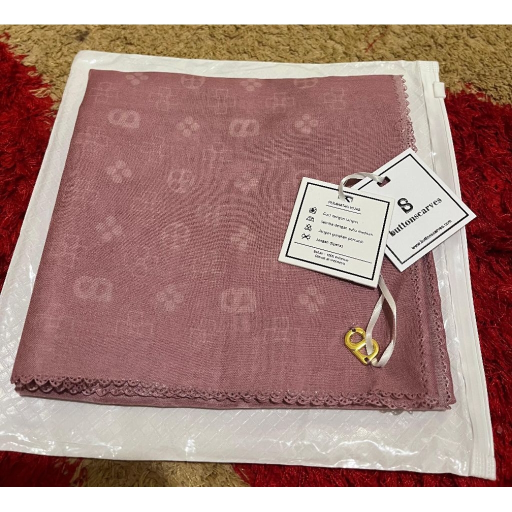 As-Is Scarf Buttonscarves Monogram Scramble