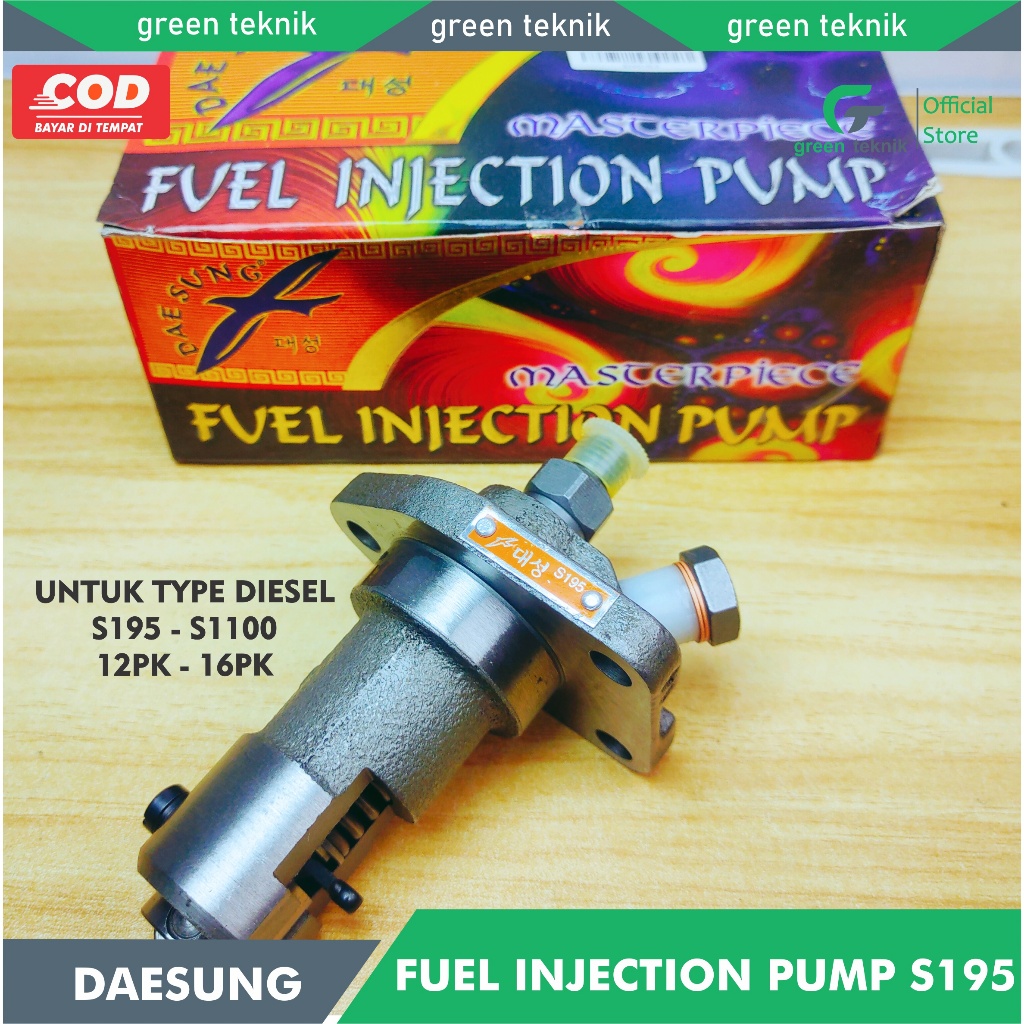 Bospom Fuel Injection Pump Diesel Dongfeng 12PK S195 16PK S1100 DAE SUNG ORIGINAL