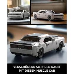 Nifeliz Demon Muscle CAR Model Set, Iconic Building Toy Model for Adults