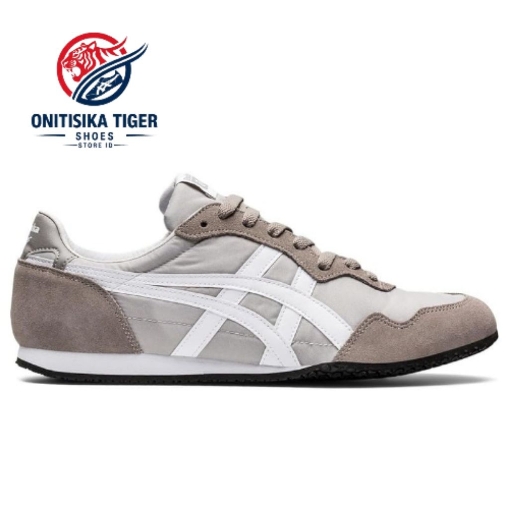 Onitsuka Tiger Unisex Serrano Slip-On  Oyster Grey/White Shoes 1183A238